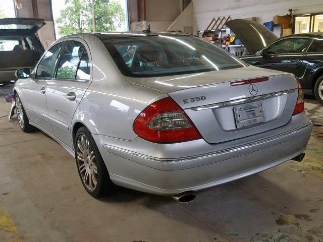 WDBUF56X87B114620 - 2007 MERCEDES-BENZ E 350 SILVER photo 3