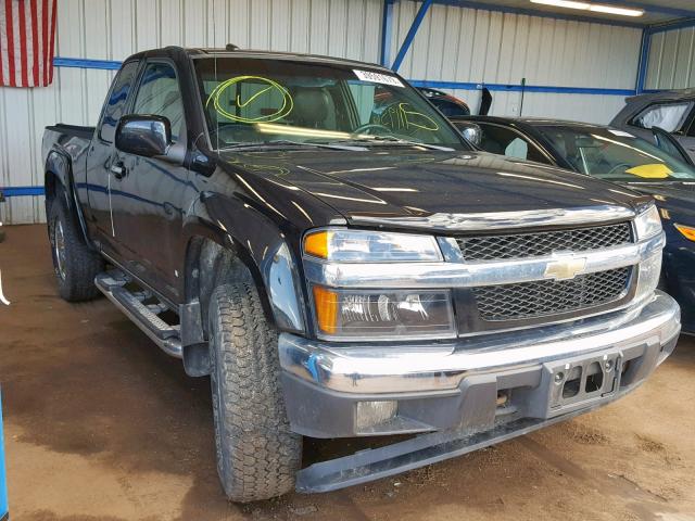 1GCDT19E998133755 - 2009 CHEVROLET COLORADO BLACK photo 1