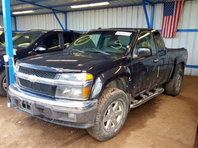 1GCDT19E998133755 - 2009 CHEVROLET COLORADO BLACK photo 2