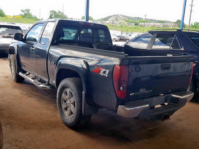 1GCDT19E998133755 - 2009 CHEVROLET COLORADO BLACK photo 3