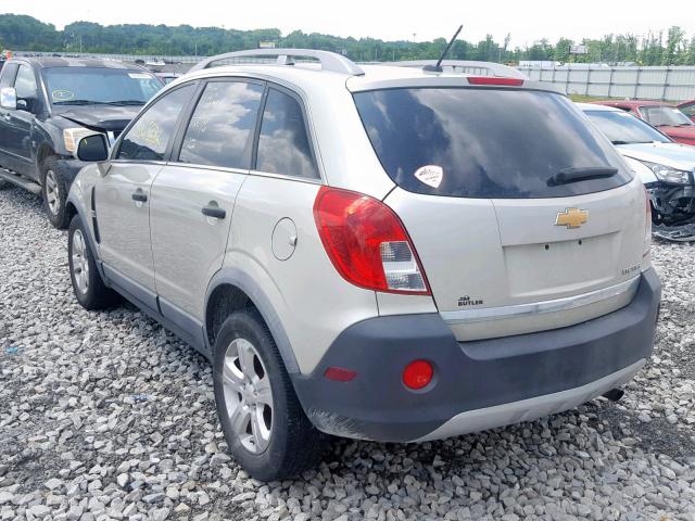 3GNAL2EK4DS629624 - 2013 CHEVROLET CAPTIVA LS 金色 照片 3