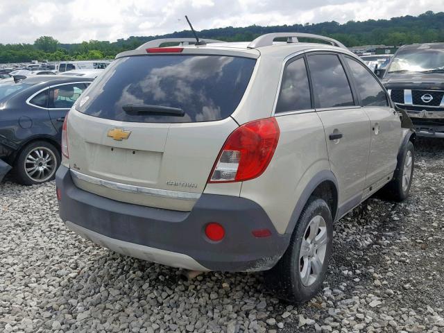 3GNAL2EK4DS629624 - 2013 CHEVROLET CAPTIVA LS 金色 照片 4