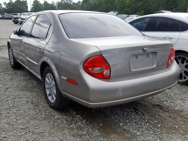 JN1CA31D01T604812 - 2001 NISSAN MAXIMA GXE TAN photo 3