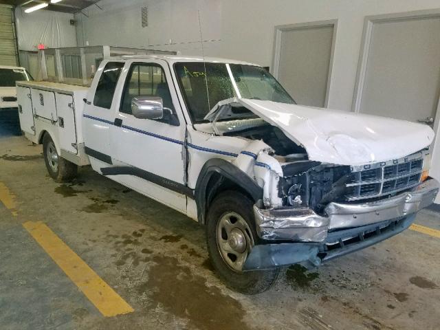 1B7GL23X0SS275482 - 1995 DODGE DAKOTA WHITE photo 1