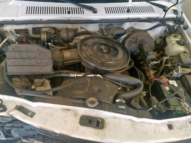 1B7GL23X0SS275482 - 1995 DODGE DAKOTA WHITE photo 7