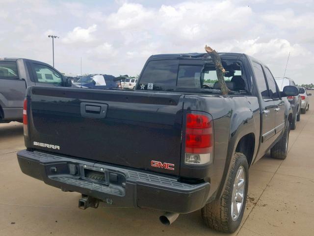 2GTEK638381319123 - 2008 GMC NEW SIERRA BLACK photo 4