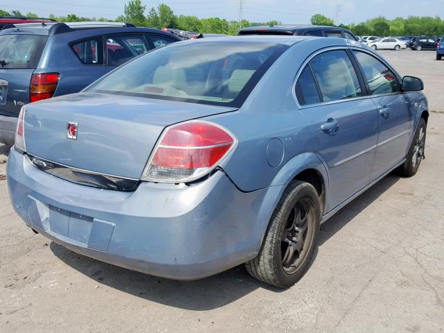 1G8ZS57N47F189785 - 2007 SATURN AURA XE BLUE photo 4