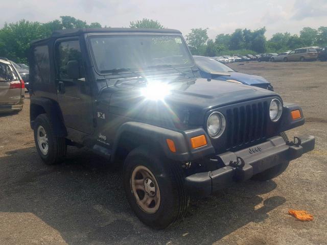 1J4FA39S14P746879 - 2004 JEEP WRANGLER X BLACK photo 1