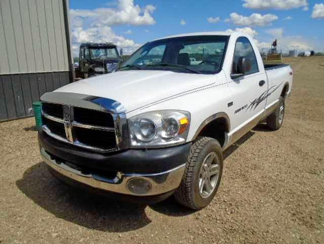 1D7HU16287J513139 - 2007 DODGE RAM 1500 S WHITE photo 2