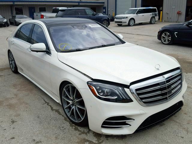 WDDUG8DB1JA389739 - 2018 MERCEDES-BENZ S 560 WHITE photo 1