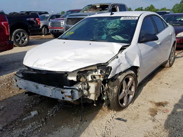 1G2ZH57N794103795 - 2009 PONTIAC G6 GT WHITE photo 2