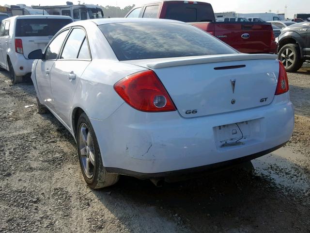 1G2ZH57N794103795 - 2009 PONTIAC G6 GT WHITE photo 3