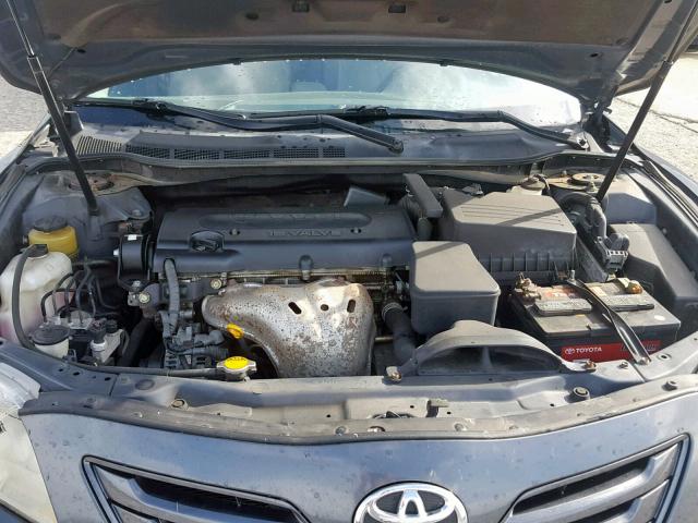 4T1BE46K57U723190 - 2007 TOYOTA CAMRY NEW GRAY photo 7