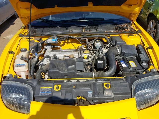 1G2JD12F627257419 - 2002 PONTIAC SUNFIRE GT YELLOW photo 7