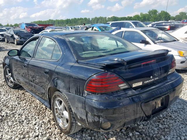 1G2NF52E14C248566 - 2004 PONTIAC GRAND AM S BLACK photo 3