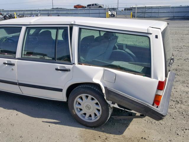 YV1JW8314R1108211 - 1994 VOLVO 940 WHITE photo 9