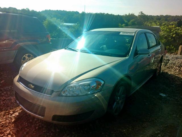 2G1WC57M791284616 - 2009 CHEVROLET IMPALA 2LT SILVER photo 2