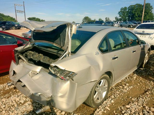 2G1WC57M791284616 - 2009 CHEVROLET IMPALA 2LT SILVER photo 4