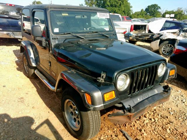 1J4FA39S54P801429 - 2004 JEEP WRANGLER X BLACK photo 1