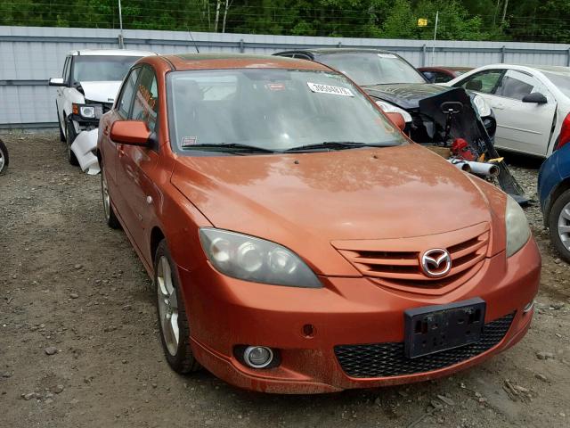 JM1BK343051331073 - 2005 MAZDA 3 HATCHBAC ORANGE photo 1