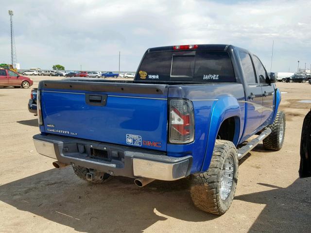 3GTEK33369G207685 - 2009 GMC SIERRA K15 BLUE photo 4