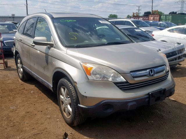 JHLRE38777C028532 - 2007 HONDA CR-V EXL GOLD photo 1