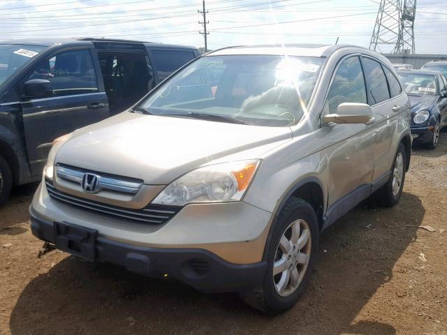 JHLRE38777C028532 - 2007 HONDA CR-V EXL GOLD photo 2