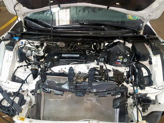 5J6RM4H77FL062839 - 2015 HONDA CR-V EXL WHITE photo 7