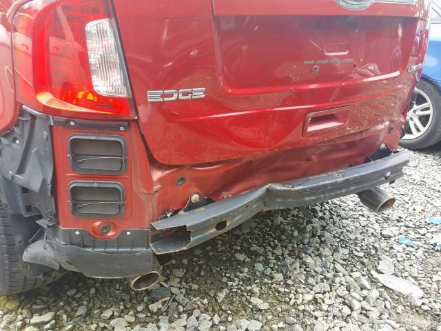 2FMDK3KC4BBA82364 - 2011 FORD EDGE LIMIT RED photo 9