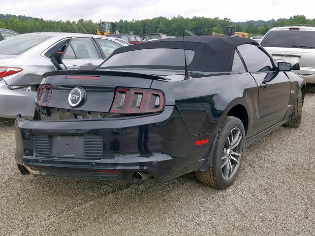 1ZVBP8FFXE5313269 - 2014 FORD MUSTANG GT BLACK photo 4