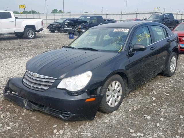 1C3LC46R88N280335 - 2008 CHRYSLER SEBRING LX BLACK photo 2