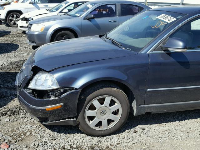 WVWPD63B74P248357 - 2004 VOLKSWAGEN PASSAT GLS GRAY photo 9