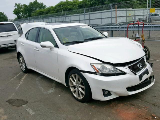 JTHCF5C24C5054929 - 2012 LEXUS IS 250 WHITE photo 1