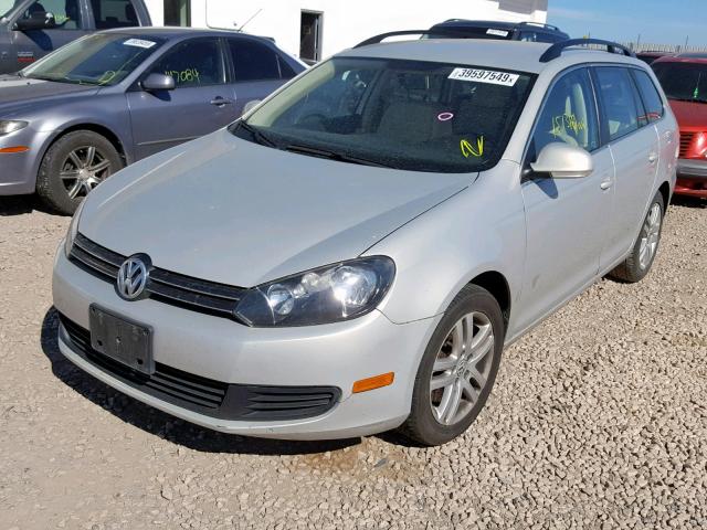 3VWPL7AJ6BM605465 - 2011 VOLKSWAGEN JETTA TDI SILVER photo 2