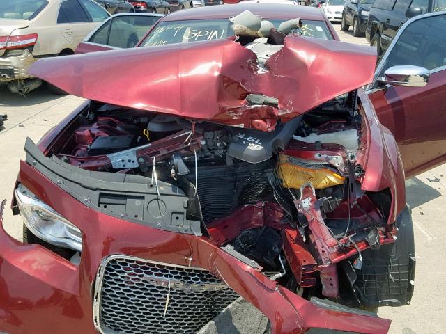 2C3CCAAG1JH342421 - 2018 CHRYSLER 300 TOURIN RED photo 7