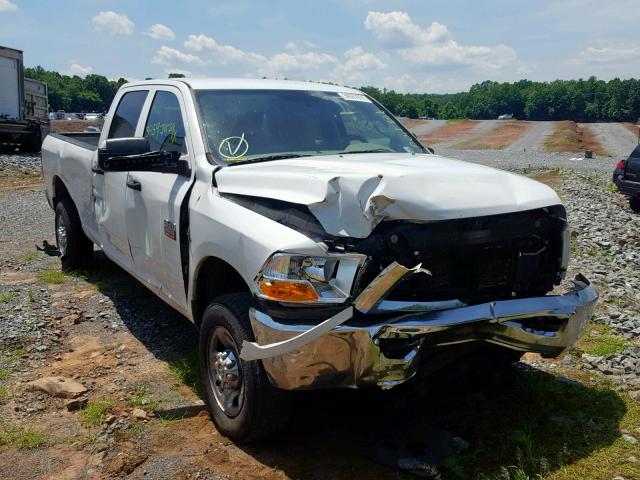 3C6UD5HL9CG142517 - 2012 DODGE RAM 2500 S WHITE photo 1