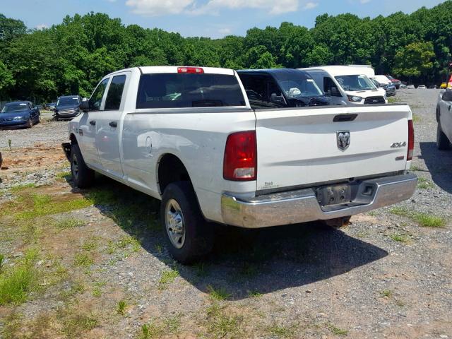 3C6UD5HL9CG142517 - 2012 DODGE RAM 2500 S WHITE photo 3