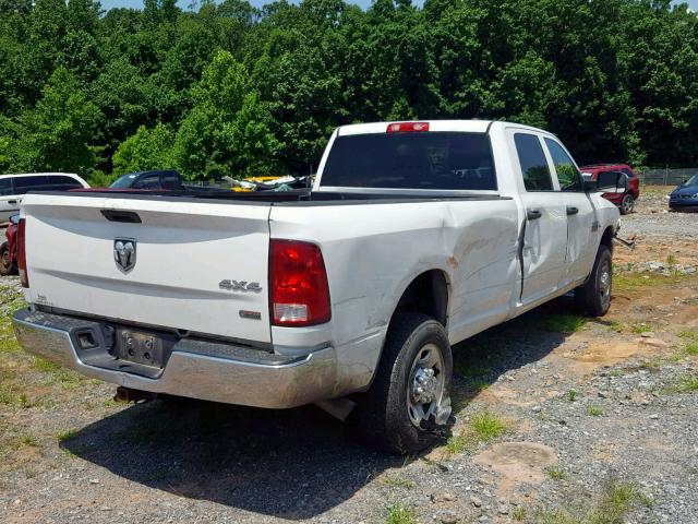 3C6UD5HL9CG142517 - 2012 DODGE RAM 2500 S WHITE photo 4