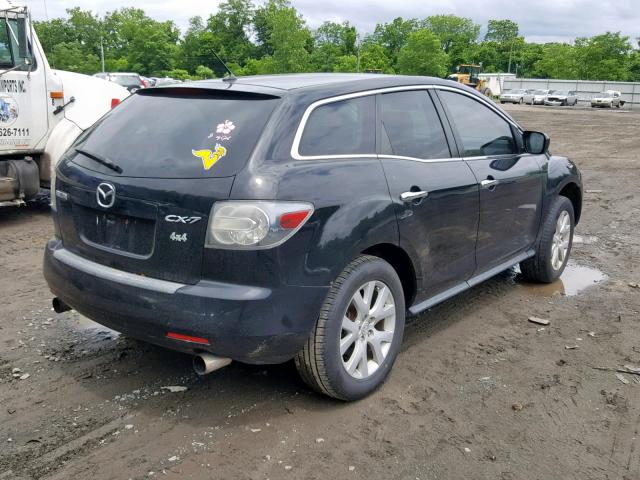 JM3ER29L070125022 - 2007 MAZDA CX-7 BLACK photo 4