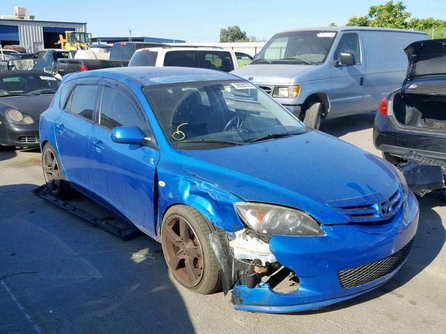 JM1BK343141104053 - 2004 MAZDA 3 HATCHBAC BLUE photo 1