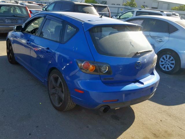 JM1BK343141104053 - 2004 MAZDA 3 HATCHBAC BLUE photo 3