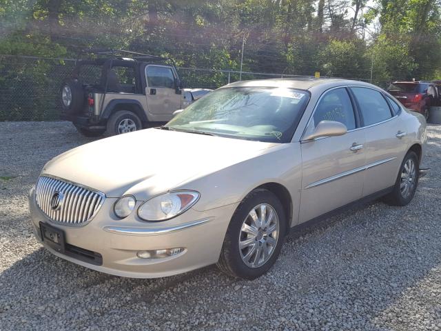 2G4WC582681355254 - 2008 BUICK LACROSSE C BEIGE photo 2