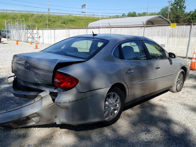 2G4WC582681355254 - 2008 BUICK LACROSSE C BEIGE photo 4