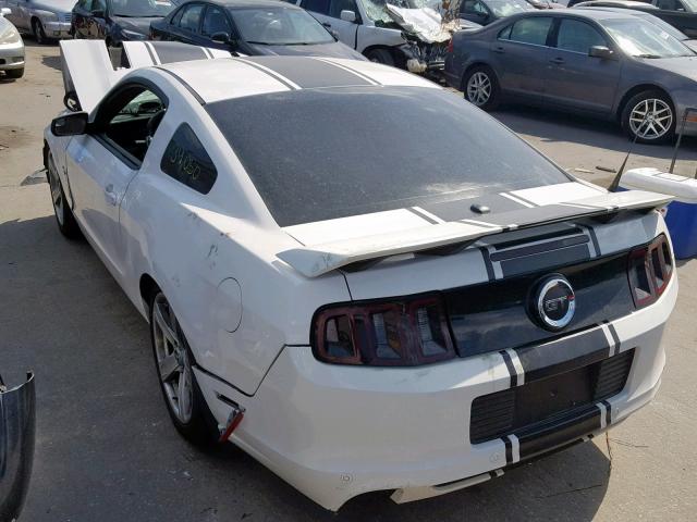 1ZVBP8CF0D5277188 - 2013 FORD MUSTANG GT WHITE photo 3