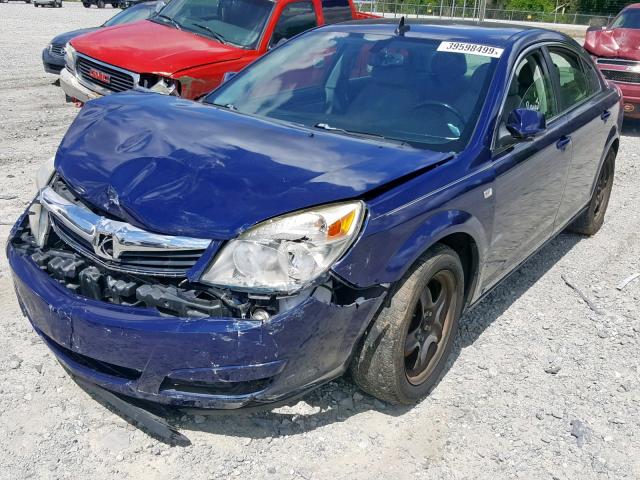 1G8ZS57B09F172006 - 2009 SATURN AURA XE BLUE photo 2