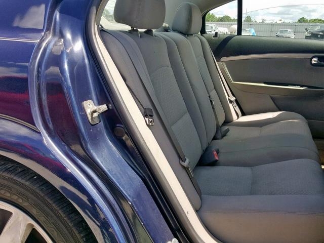 1G8ZS57B09F172006 - 2009 SATURN AURA XE BLUE photo 6