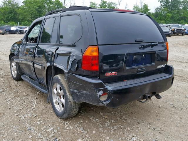 1GKDS13S442383910 - 2004 GMC ENVOY BLACK photo 3