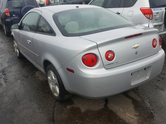 1G1AL15F277263342 - 2007 CHEVROLET COBALT LT SILVER photo 3