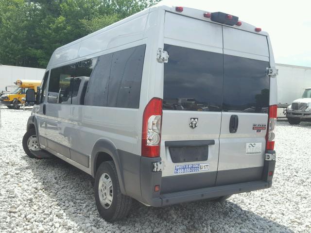 3C6TRVPG2GE126758 - 2016 RAM PROMASTER 银色 照片 3