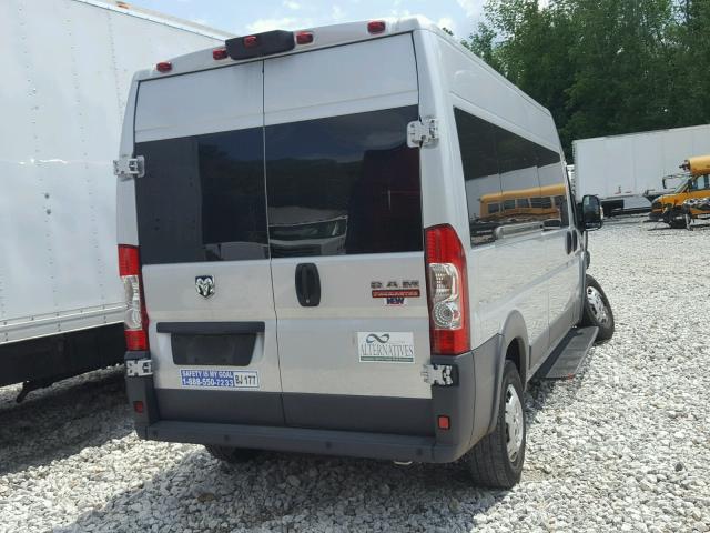 3C6TRVPG2GE126758 - 2016 RAM PROMASTER 银色 照片 4